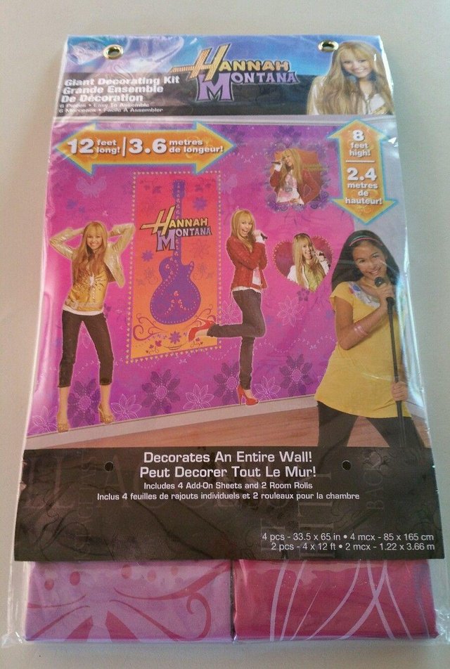 Preview of the first image of Hannah Montana Giant Decorating kit (Incl P&P).