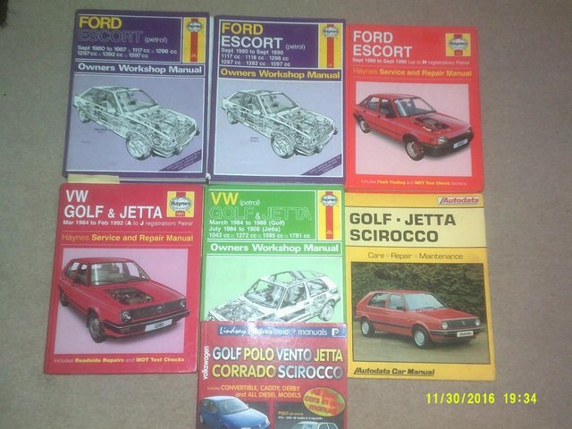 Preview of the first image of Haynes Manuals, various from 60's, 70's and 80's.