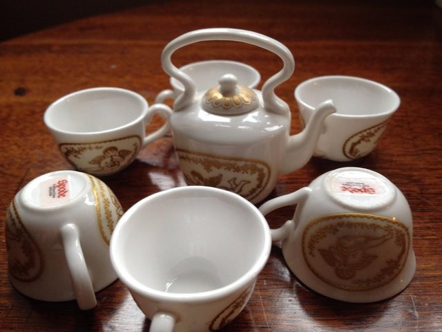 Preview of the first image of Spode Miniature teaset.