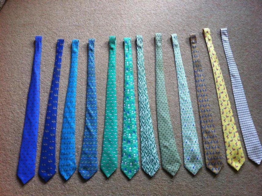 Preview of the first image of Hermes silk ties.