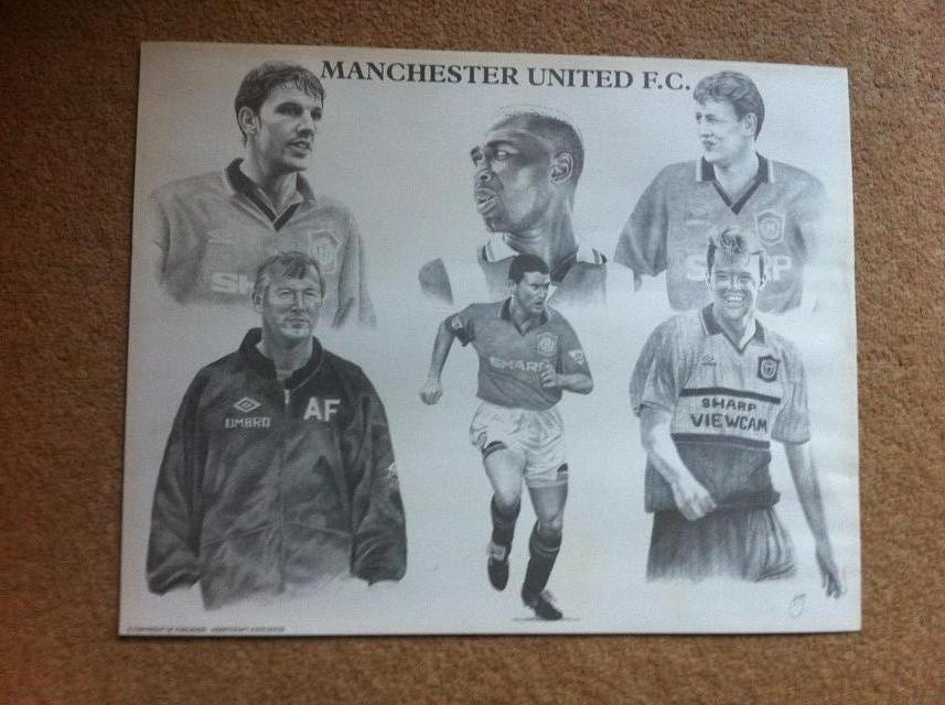Preview of the first image of collectable MUFC canvas print.