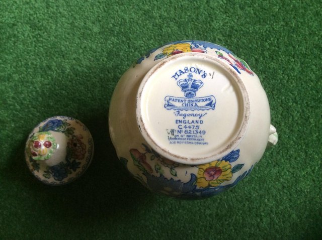 Preview of the first image of Mason's lidded jug. Genuine collectors' item..