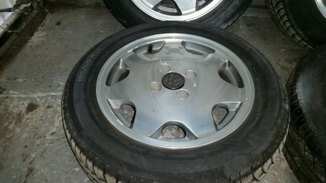 Preview of the first image of VW Golf GTI mk1 mk2 "le Castelet" Alloy wheels.