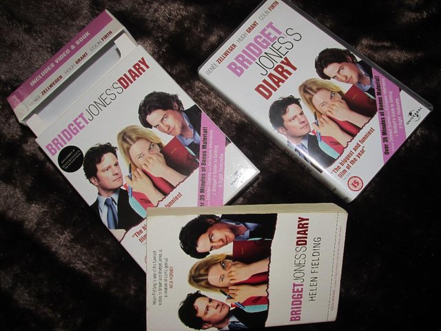 Image 2 of BRIDGET JONES DIARY VHS AND PAPERBACK IN PRESENTATION CASE