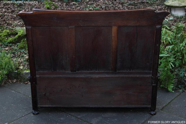 Image 48 of CARVED OAK SETTLE ARMCHAIR MONKS BENCH HALL SEAT PEW CHEST
