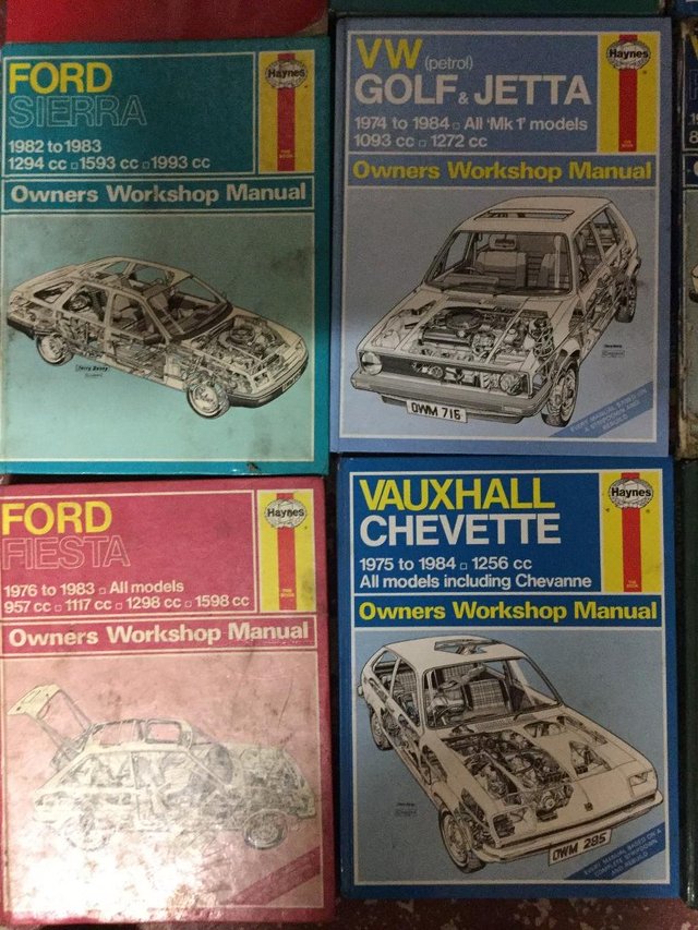 Preview of the first image of Workshop Manuals for Various VEHICLES.