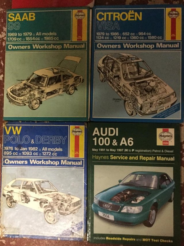 Preview of the first image of WORKSHOP MANUALS FOR VARIOUS VEHICLES.