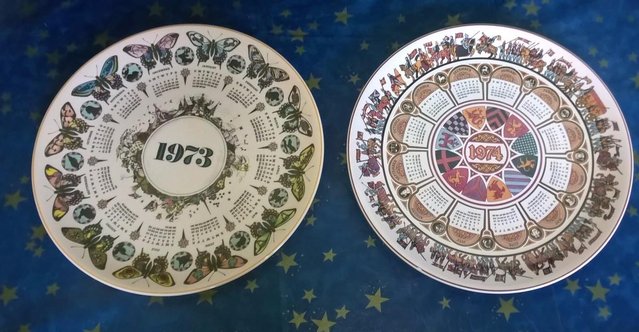 Preview of the first image of Wedgwood yearplates Camelot and Butterfly.