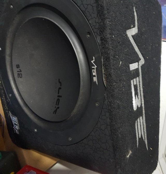 Image 3 of Vibe Slick 12" Sub woofer Non ported sub in enclosure