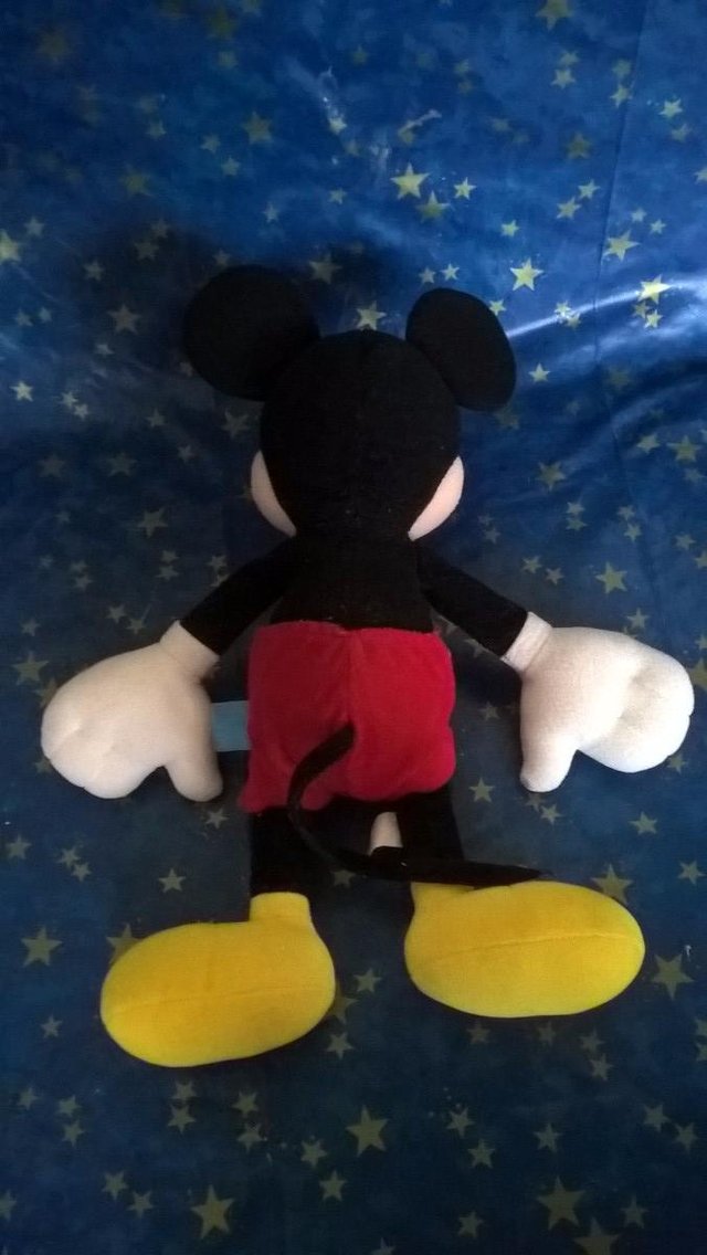 Image 2 of Mickey Mouse soft toy 12" approx tall