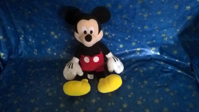 Image 3 of Mickey Mouse soft toy 12" approx tall