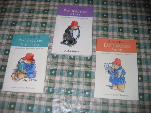 Preview of the first image of PaperBack books three  Paddington Bear.