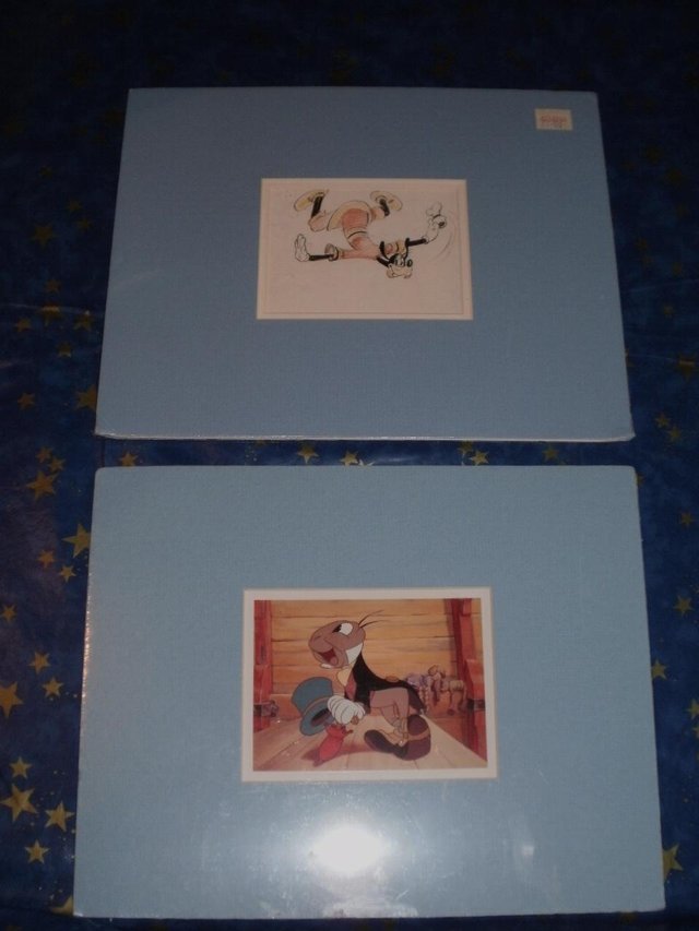 Preview of the first image of Two mounted Disney prints.