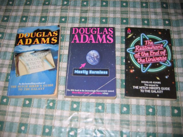 Preview of the first image of PB books by Douglas Adams   Hitchhiker's Guide :- Mostly.