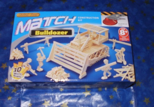 Preview of the first image of NEW MATCH TECH MATCHSTICK CONSTRUCTION KIT 3D MICROBEAMS.
