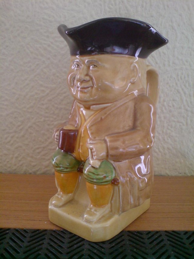 Image 2 of collectable Brown Ceramic Toby Jug