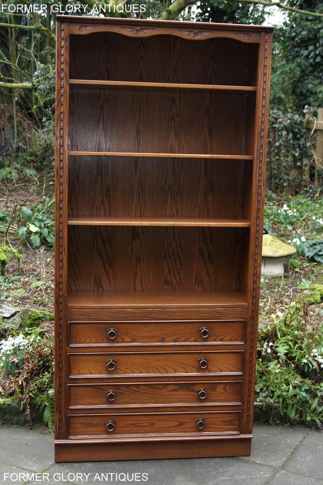 Image 11 of JAYCEE OLD CHARM OPEN BOOKCASE CHEST OF DRAWERS CD SHELVES