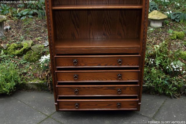 Image 17 of JAYCEE OLD CHARM OPEN BOOKCASE CHEST OF DRAWERS CD SHELVES