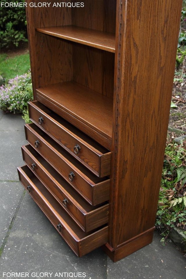 Image 31 of JAYCEE OLD CHARM OPEN BOOKCASE CHEST OF DRAWERS CD SHELVES