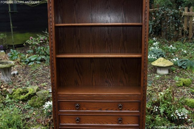 Image 42 of JAYCEE OLD CHARM OPEN BOOKCASE CHEST OF DRAWERS CD SHELVES
