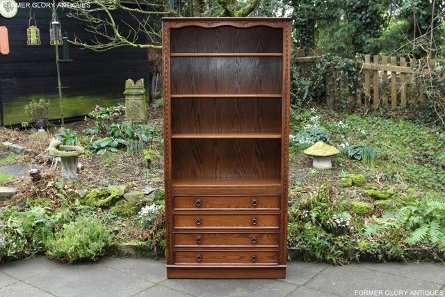 Image 60 of JAYCEE OLD CHARM OPEN BOOKCASE CHEST OF DRAWERS CD SHELVES
