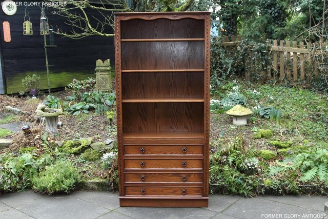 Image 64 of JAYCEE OLD CHARM OPEN BOOKCASE CHEST OF DRAWERS CD SHELVES