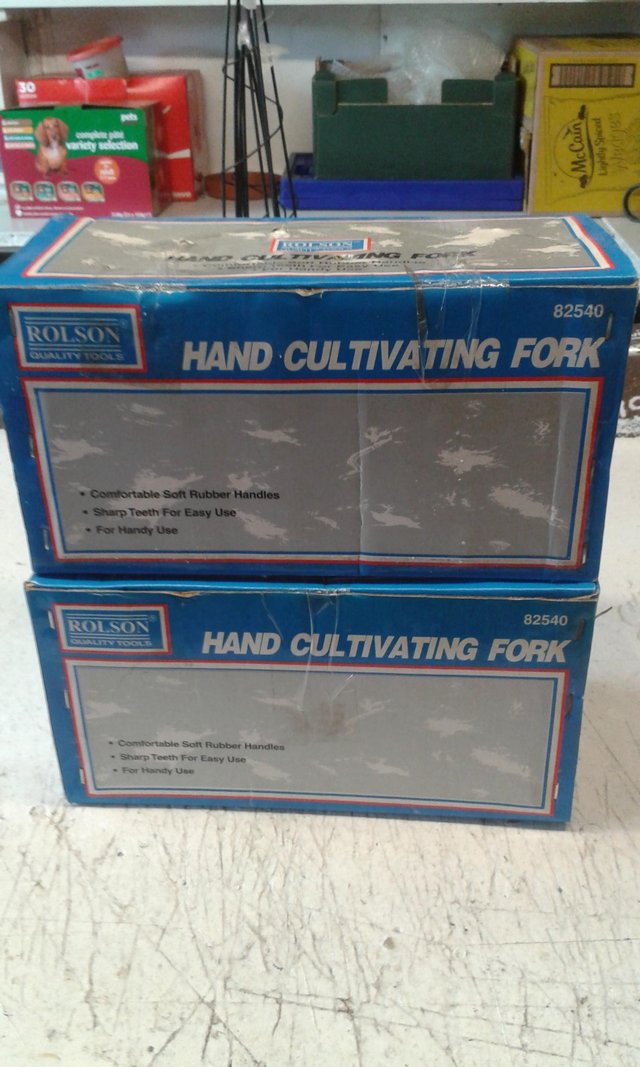 Image 2 of 3 prong cultivating fork