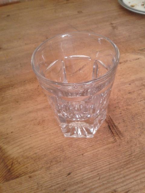 Image 3 of very old drinking glass.....................................