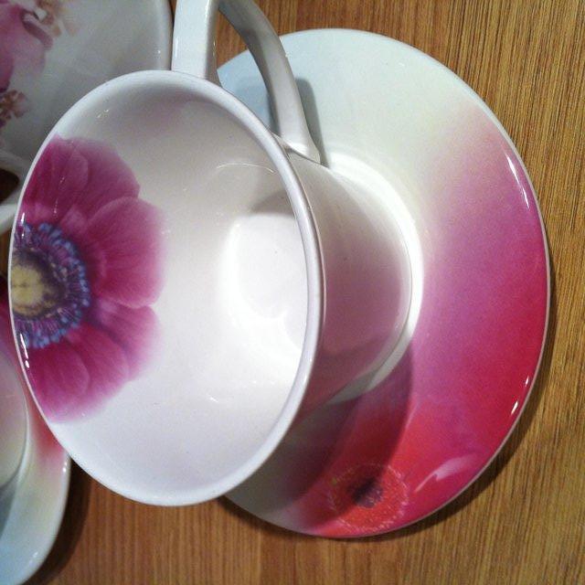 Image 3 of Portmeirion by Ella doran in Tahiti + Fuji decor tea pot set