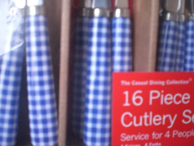 Preview of the first image of 16 Piece Cutlery Set (Brand New and boxed tray holder).