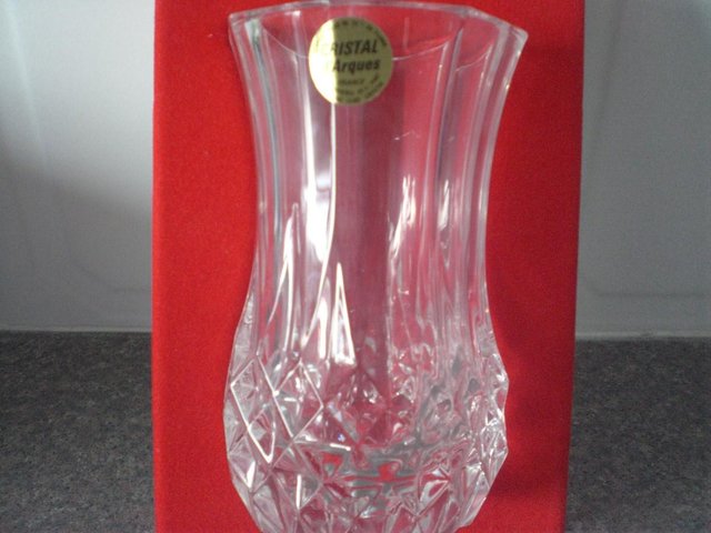 Image 3 of Cristal d'Arques 13 cm 24% genuine lead crystal flower vase