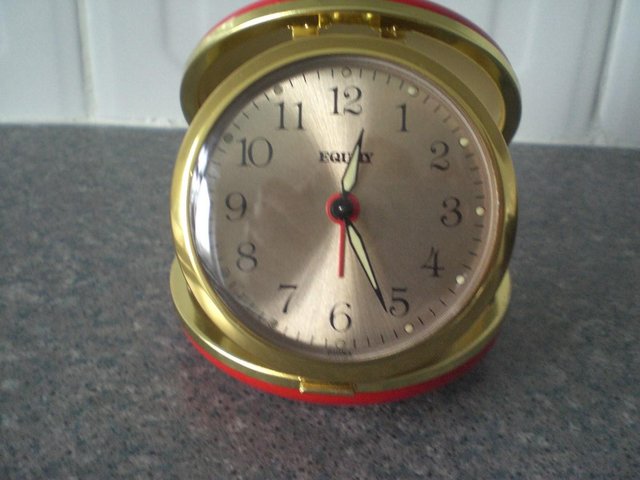 Image 3 of Equity Analogue Travel Alarm Clock (New and boxed)
