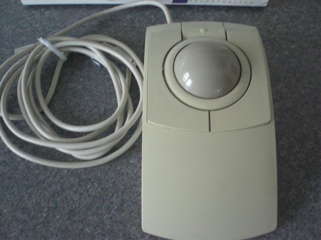 Image 2 of PC-Trac computer mouse - full sized trackball (New and boxed