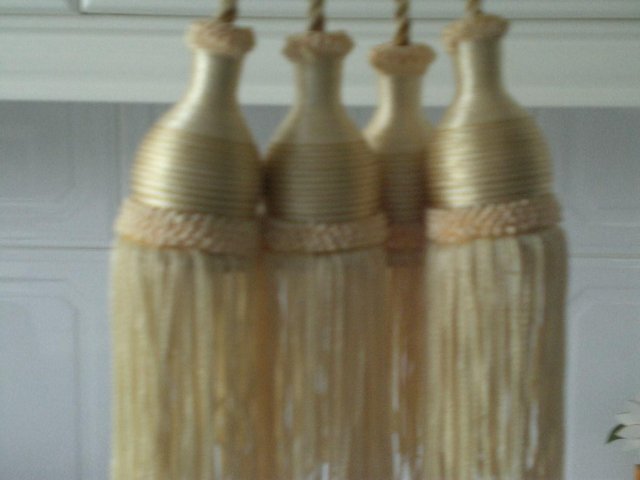 Preview of the first image of Curtain Tie Backs with tassels (New.