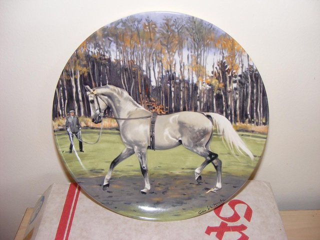 Preview of the first image of Hanoverian Horse wall plate by Spode.