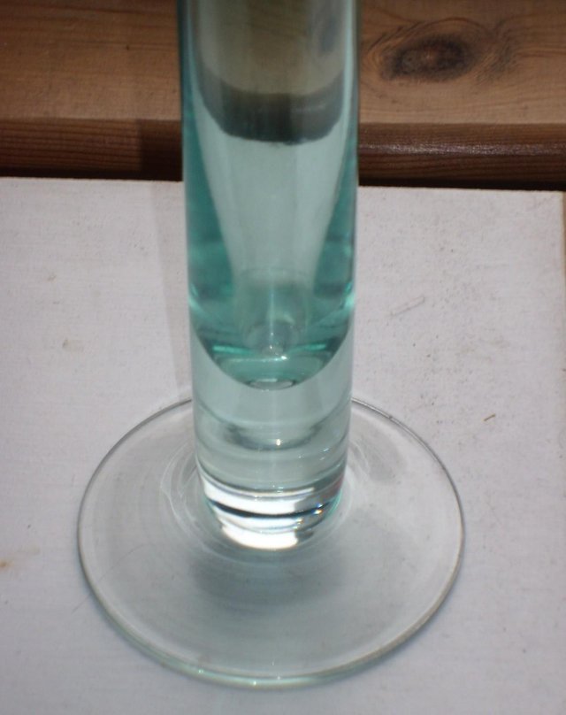Image 3 of Single Stem Blue Glass Vase by Sandra Rich