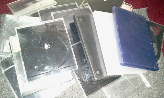 Preview of the first image of DVD and CD empty cassette cases/boxes.