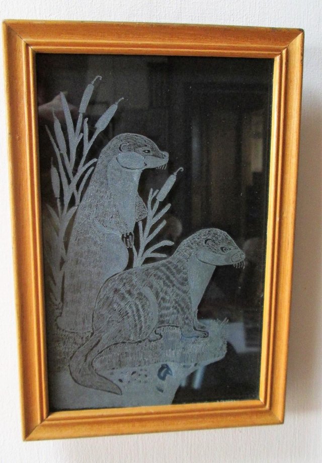 Image 2 of Hand engraving - C.M.McLeod - Otters