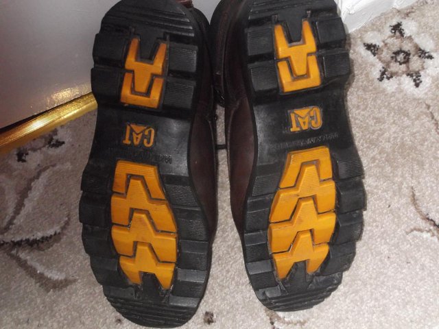 Image 2 of Caterpillar Boots size 8 and a half