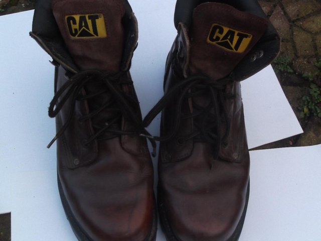 Image 3 of Caterpillar Boots size 8 and a half