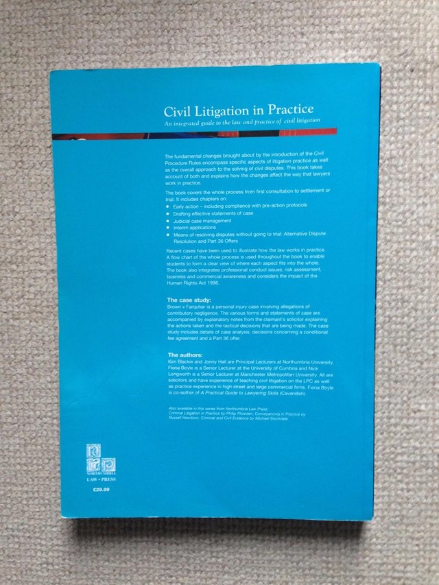 Image 2 of Civil Litigation In Practice (9th edition, 2009-2010)