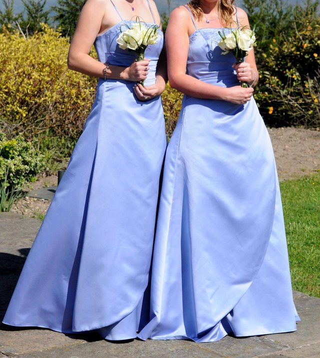 Preview of the first image of 2 adult bridesmaid dresses size 10.