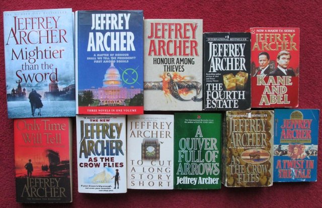 Preview of the first image of JEFFREY ARCHER -selection books. £1.00 perbook..