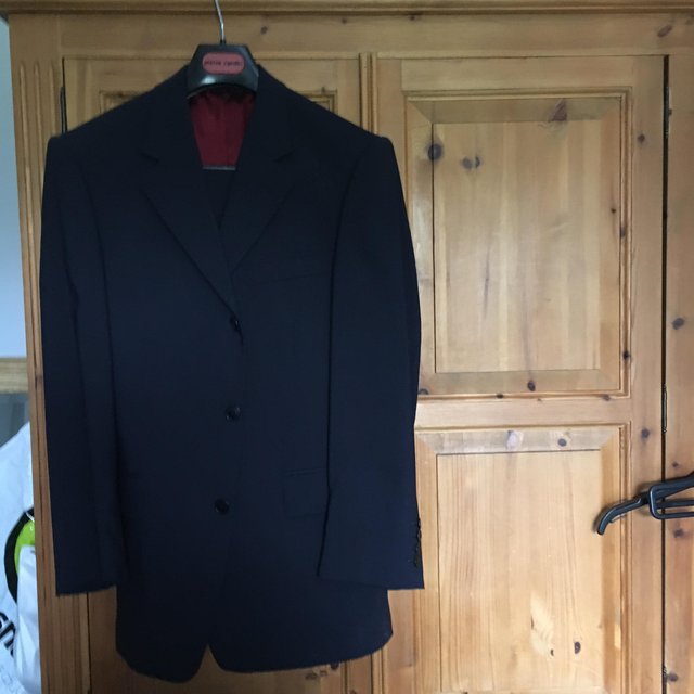 Image 3 of 36" chest Pierre Cardin navy suit