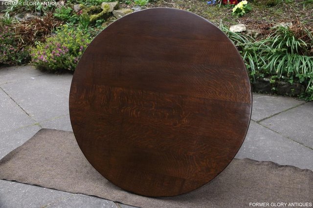 Image 11 of TITCHMARSH AND GOODWIN OAK COFFEE PHONE LAMP ARMCHAIR TABLE