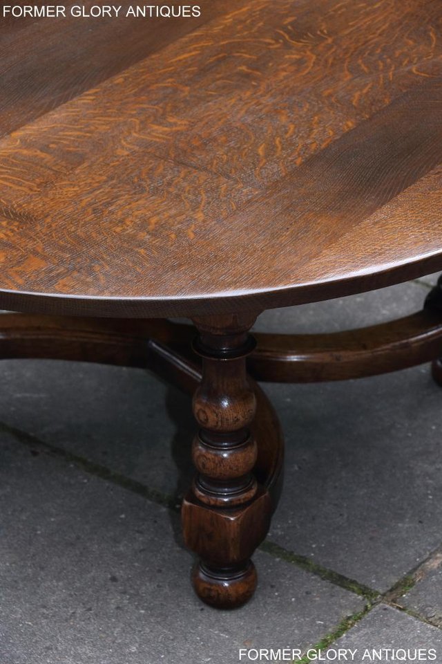 Image 15 of TITCHMARSH AND GOODWIN OAK COFFEE PHONE LAMP ARMCHAIR TABLE