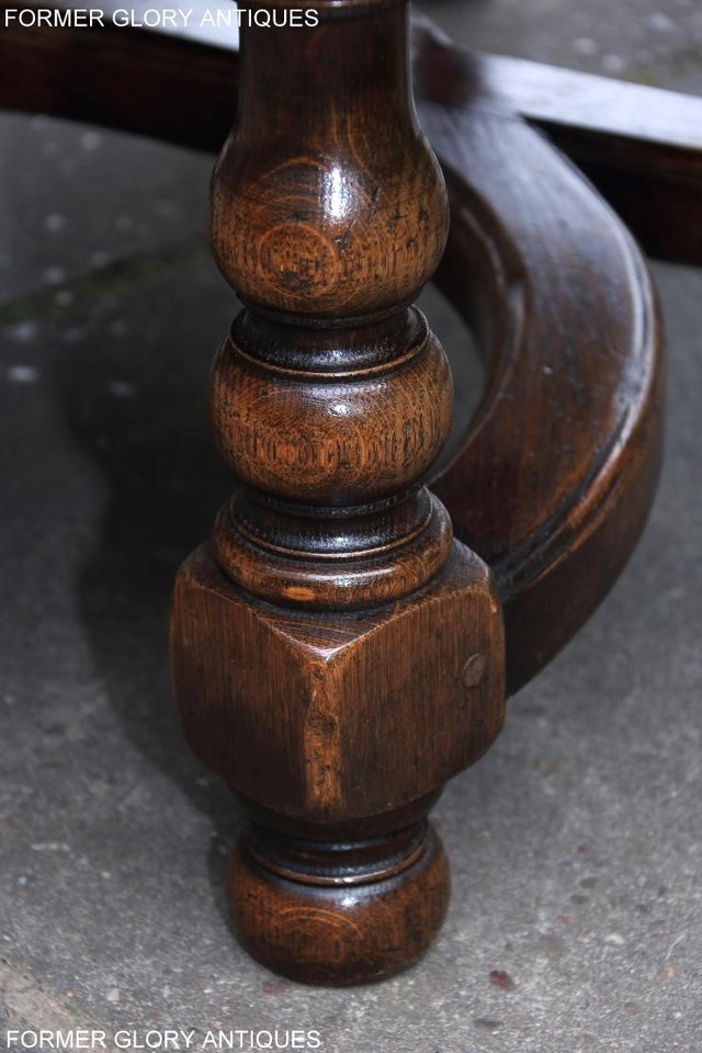 Image 20 of TITCHMARSH AND GOODWIN OAK COFFEE PHONE LAMP ARMCHAIR TABLE