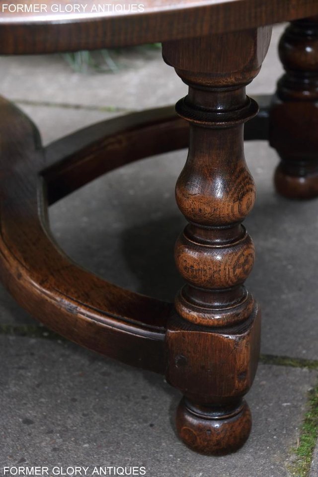 Image 59 of TITCHMARSH AND GOODWIN OAK COFFEE PHONE LAMP ARMCHAIR TABLE