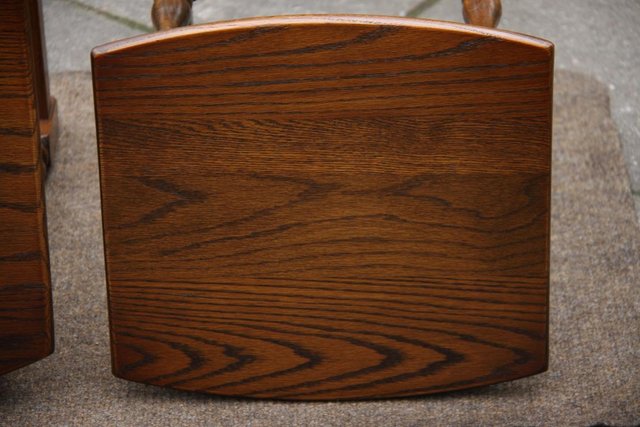 Image 11 of AN OLD CHARM LIGHT OAK NEST OF TABLES COFFEE SIDE WINE TABLE