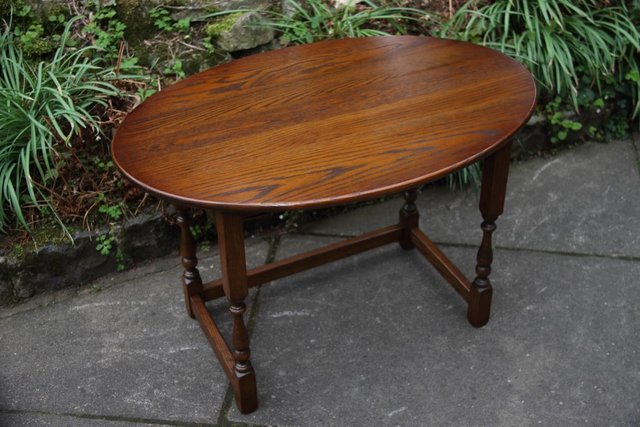 Image 28 of AN OLD CHARM LIGHT OAK NEST OF TABLES COFFEE SIDE WINE TABLE